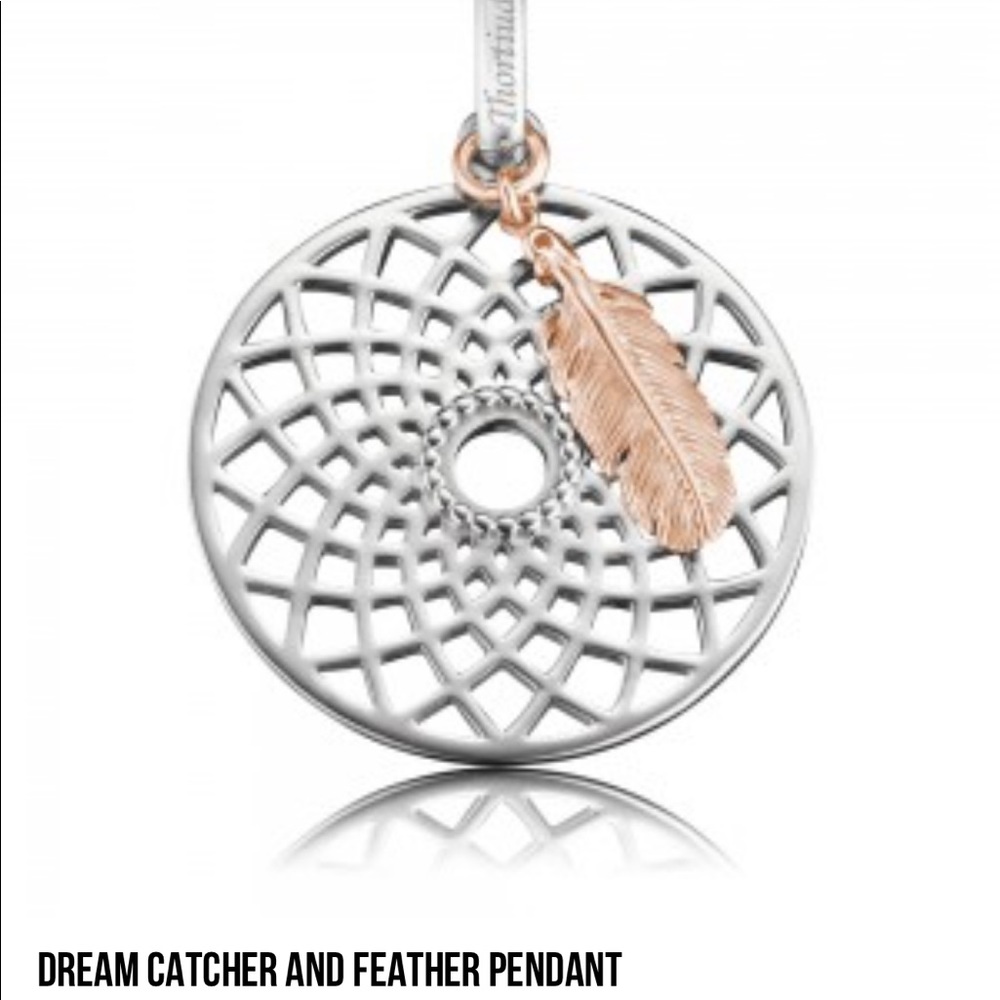 Dream catcher and feather pendant